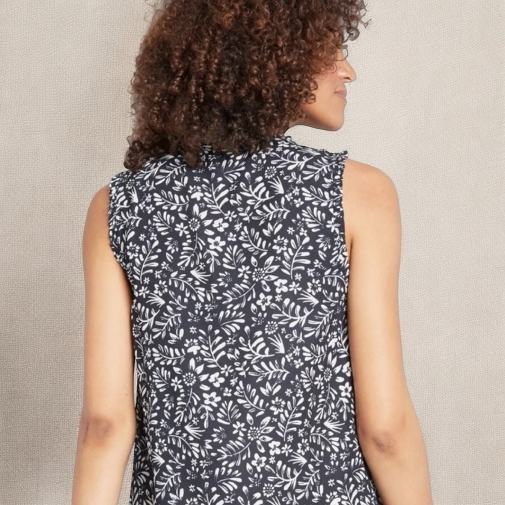 ModCloth Floral Ruffle Blouse - Picture 6 of 14